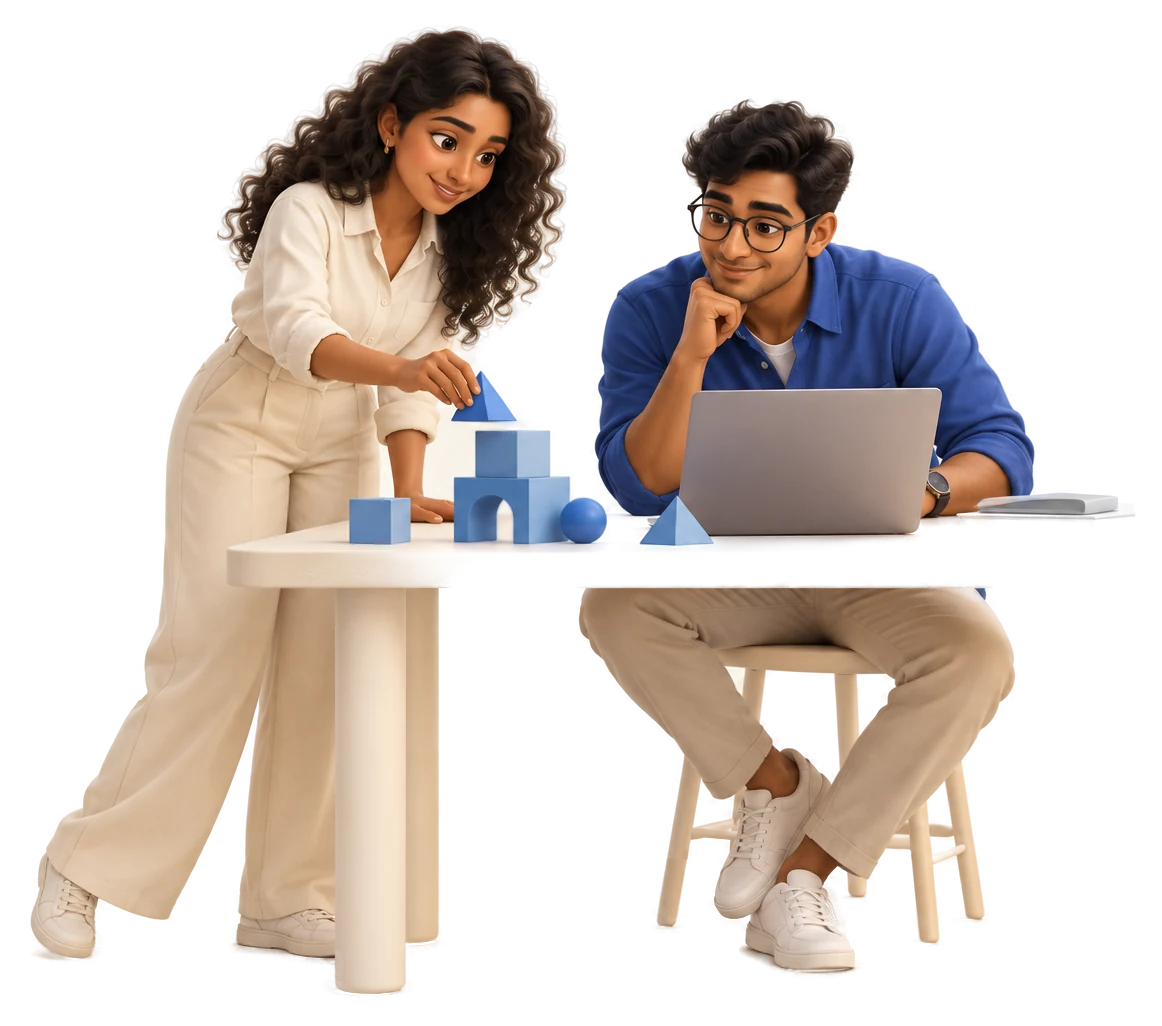 Two developers learning through collaboration